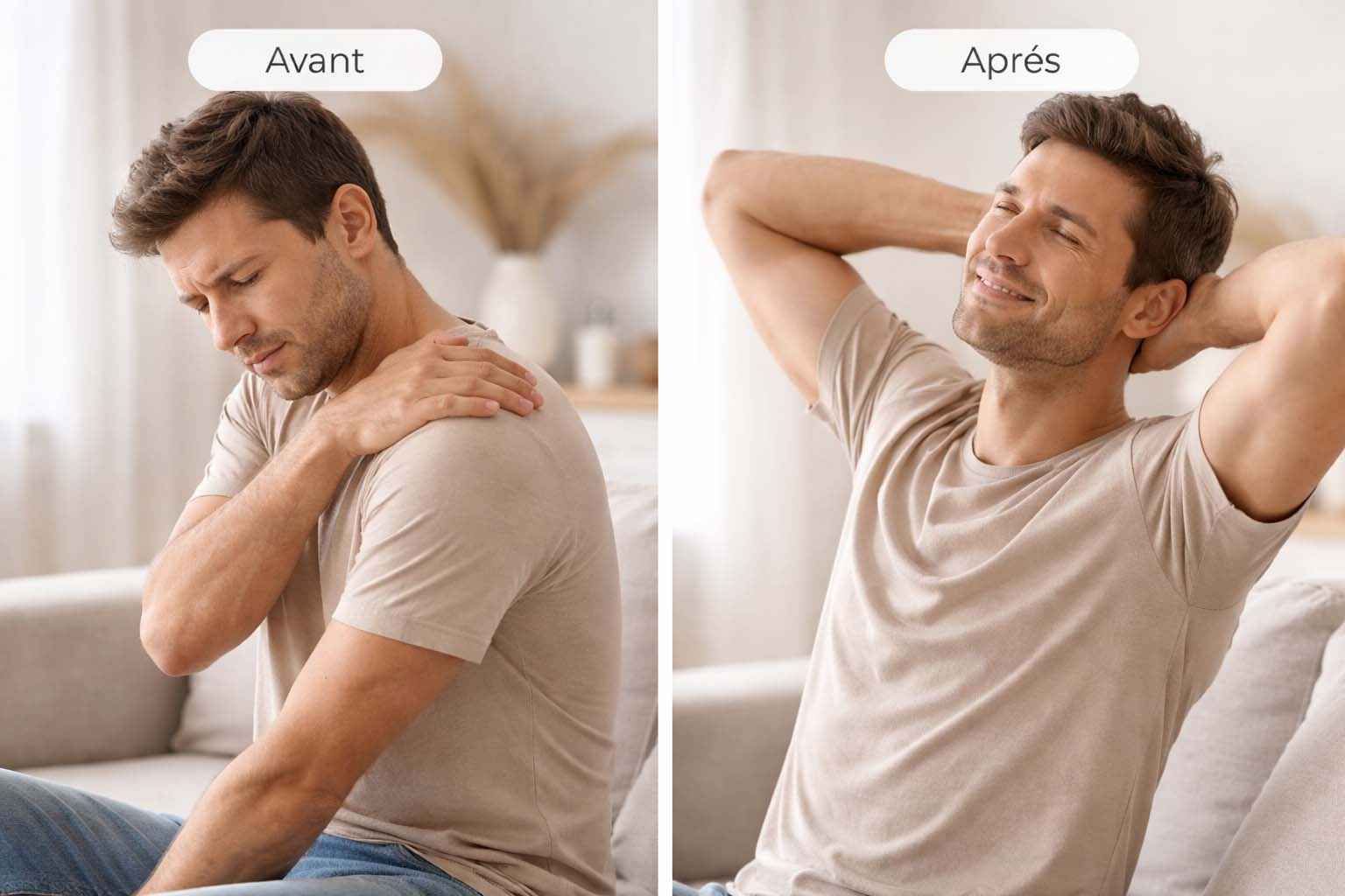 Avant : tension et inconfort