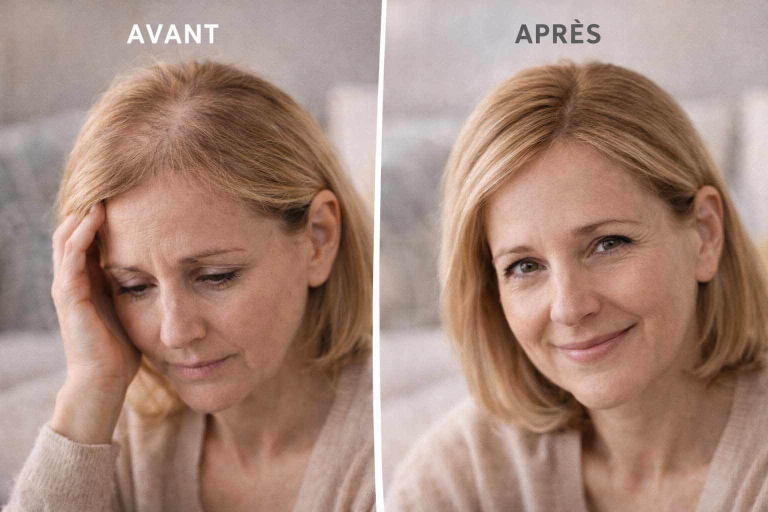 Avant perte de densité capillaire