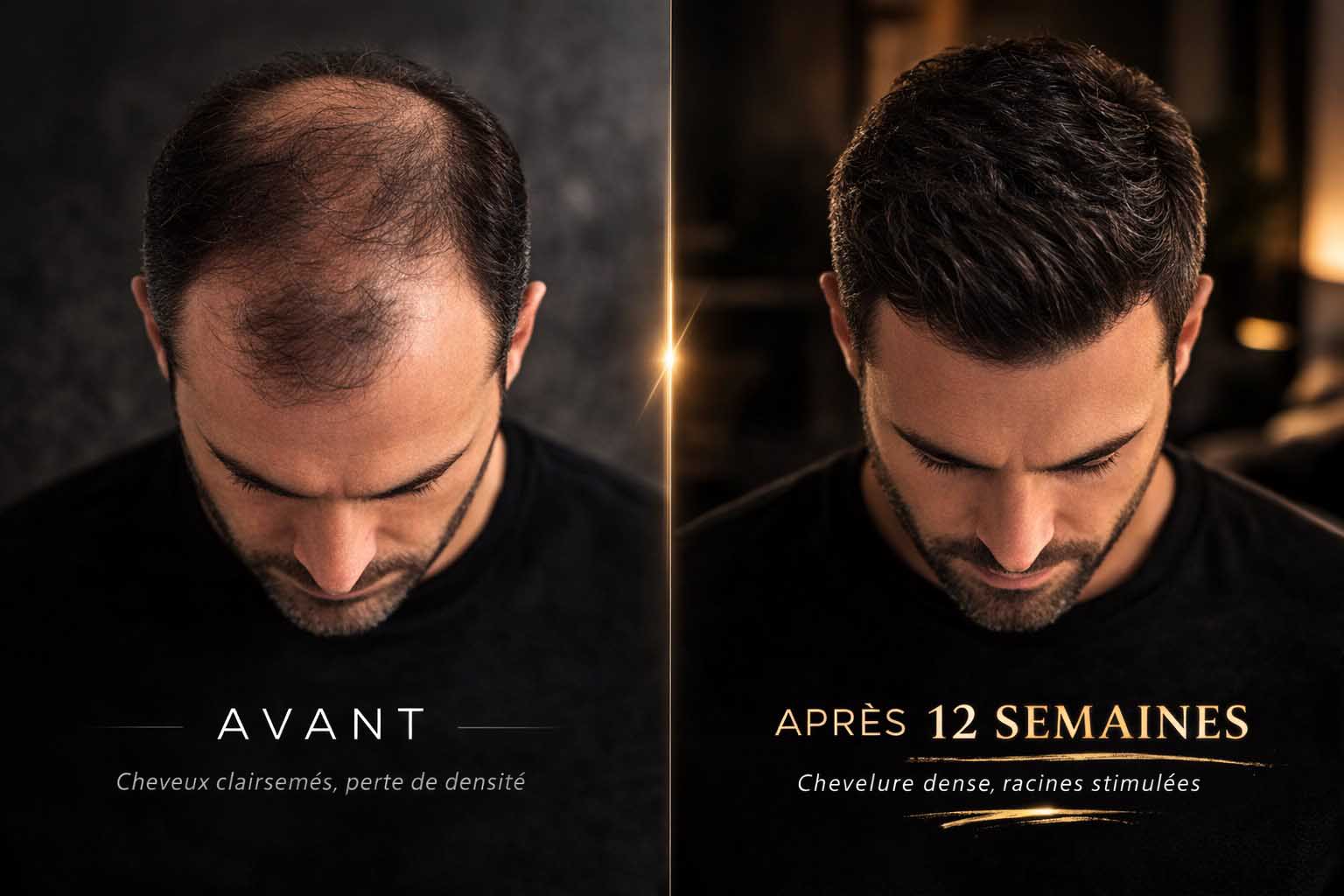 Après amélioration de la densité capillaire